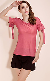ts bundet ermet jacquard t-skjorte (flere farger)