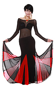 dancewear spandex / tyll magedans antrekk for damene flere farger