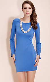 ts open rug dunne jersey jurk (meer kleuren)