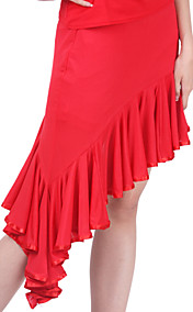 Dancewear Polyester Latin Dance Skirt For Ladies More Colors