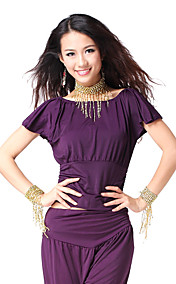 dancewear viscose buikdans korte mouwen voor dames meer kleuren