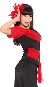Dancewear Viscose en Tulle Modern en Latin Dance Tops voor dames