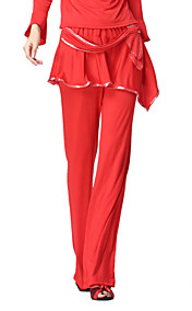 Dancewear Velvet met Bright Border Latin Dance Bottom voor dames meer kleuren