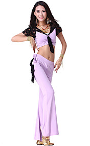Dancewear viscosa con danza del vientre de encaje para damas
