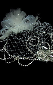 Fashion Net Con Fascinators donna strass una