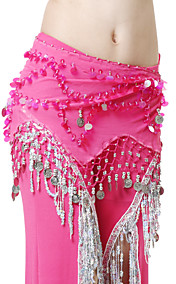 Rendimiento de gasa con cinturón monedas Belly Dance For Ladies Dancewear
