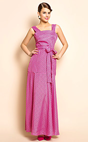 TS Check Pattern Maxi Dress