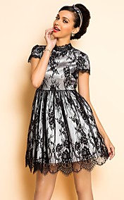 TS VINTAGE ryggløse Lace Dress