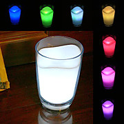 7 Color Changing Home Deco Glowing Milk Cup Table Floor Night Lights Lamp (CEG200)