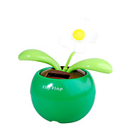  energía solar flip flap de plantas de flores