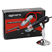  DigiMicro 1.3MP 200X Zooming USB Digital Microscope with 8-LED Illumination