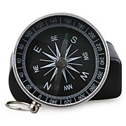  Portable Metal Compass with Keychain(Large)