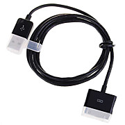  USB Data/Charging Cable for All iPod/iPhone 2G/3G/3GS - Black (1M)