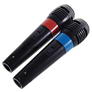  PEGA 4-in-1 Universal USB Karaoke Microphones for Wii, PS3, PS2 and Xbox 360 (2-Pack)