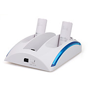  8-in-1 Wii Dock/Stand/Charger for Wii with Two Rechargeable Battery Packs
