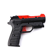  Light Gun Pistol Adapter for PS3 Move (Black/Red)