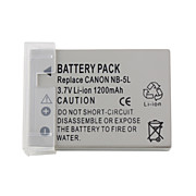  NB-5L Compatible 3.7V 1200mAh Battery Pack for Canon IXUS 75/90 and More