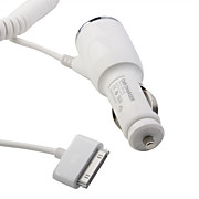  In-Car Charger for iPad/iPhone/iPod (White)