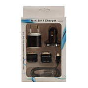  Mini 5-in-1 Charger for iPad/iPhone/Samgsung P1000