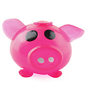  Cute Pig Shaped Boredom and Angry Release Ball(Green, Black, Pink and Yellow)