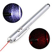  3-en-1 + stylet capacitivetouchpad LED Flashlight + pointeur laser pour iPhone et iPad (d'argent)