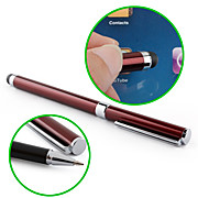  2-in-1 Ballpoint Pen Touchscreen Stylus for iPad, Playbook, Xoom, P1000 and Streak (Red)