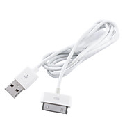  Sync and Charge Cable for Apple iPad 2/iPad/iPhone 4,3G,3GS/iPods - (1m, White)