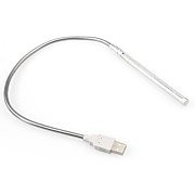  Flexible 10-LED USB Illuminating Light for Laptop (Silver)