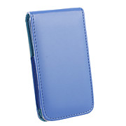  prêmio estojo de couro pu para itouch 4g 4 - azul