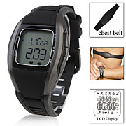  Wireless Heart Rate Monitor Calorie Counter Watch with Chest Belt