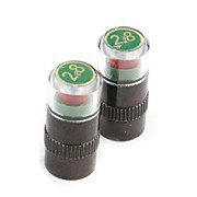  2.8 Digital Tire Pressure Realtime Warning Air Valve Indicators (2-Pack)