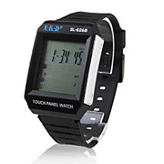  Touch Screen Remote Control Wrist Watch with Calculator - Black