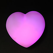  New LED Heart-Shape Night Light Lamp 7 Color changed