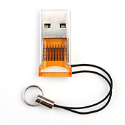 mini clé USB 2.0 transflash TF / lecteur de carte microSD (orange)