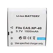  1500mAh 3.7V Digital Camera Battery NP-40 for CASIO EX-Z30 and More