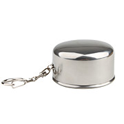  Stainless Steel Retractable Travellers Cup with Keychain (Large/185ml)