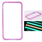  Glow-in-the-dark Bumper Case for iPhone 4 - Purple