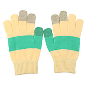  Touch Gloves for iPhone and iPad(Yellow & Green)
