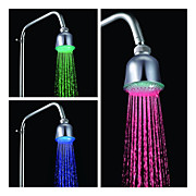 3.5-inch Water Powered Shower Head (Plastic, Chrome Finish)