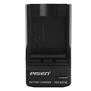  Pisen cámara digital de la batería Cargador de viaje para Panasonic BCE10E