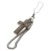  Animation Metal Cell Phone Strap- Skull Cross