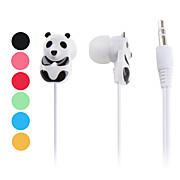  ours panda de style écouteurs intra-auriculaires (coloris assortis)