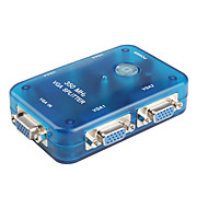  4 Port VGA Monitor Splitter 350MHz