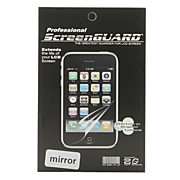  anti-rayures protecteur d'écran miroir avec un chiffon de nettoyage pour iPhone 4 et 4s