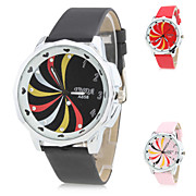  femmes montre à affichage analogique pu-bracelet à quartz gz0006052 (couleurs assorties)
