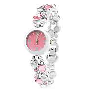  femmes en alliage à quartz analogique bracelet de montre gz0006039 (argent)