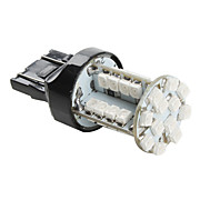 T20 3528 SMD 44-LED Red Light Car Bulb (DC 12V)