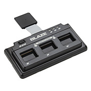  3-em-1 cartucho de jogo seletor para nintendo ds, lite e 3ds (preto)