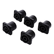  JL0998 Sound Jack Connector for Electronics DIY Use (5 Pieces a Pack)