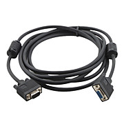  SVGA VGA Monitor Male TO Female Extension Cable (6 Ft)